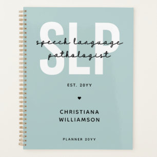 Agenda Patologista da Linguagem da Fala SLP Personalizado