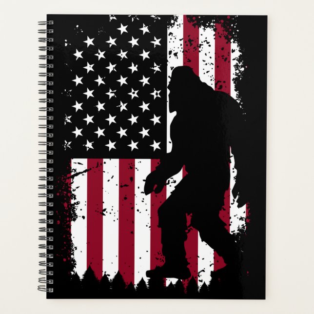 Agenda Patriotic Bigfoot Planner (Frente)