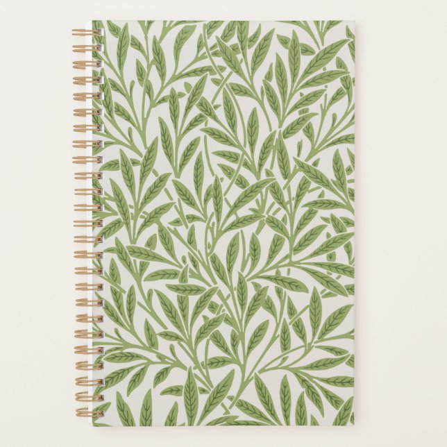 Agenda Pattern of green leafy branches  (Frente)