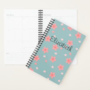 Agenda Patterno Floral Sakura Cherry Blossom