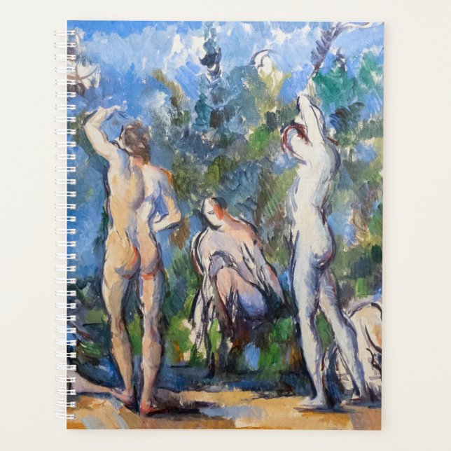 Agenda Paul Cezanne - Cinco Bathers (Frente)