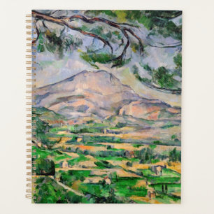 Agenda Paul Cezanne - Mont Sainte-Victoire e pinheiro Gra