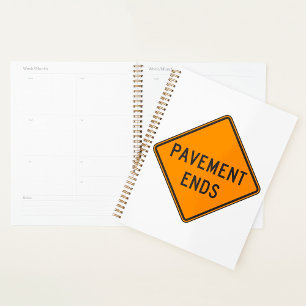Agenda Pavement Encerra Aviso de Tráfego de Sinais Rodovi