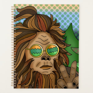 Agenda Pé-Grande Retroativo Pop Art Sasquatch