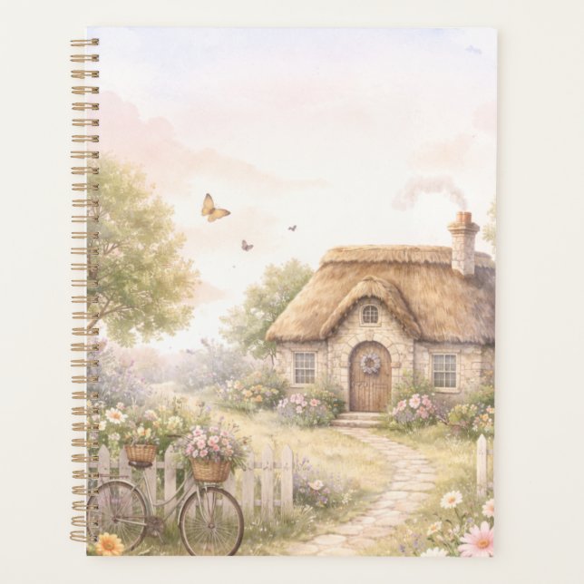 Agenda Peaceful Cottage Life Planner (Frente)