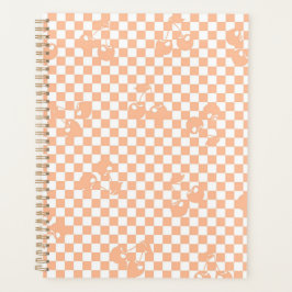Agenda Peach Fuzz Cherry Gingham Patterno