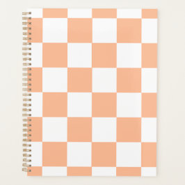 Agenda Peach Fuzz Verificado Padrão Gingham