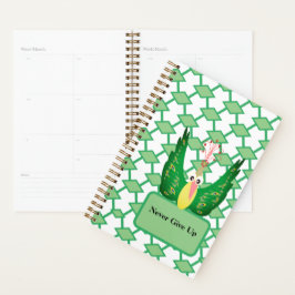 Agenda Peacock Nunca Desiste da Geometria Verde