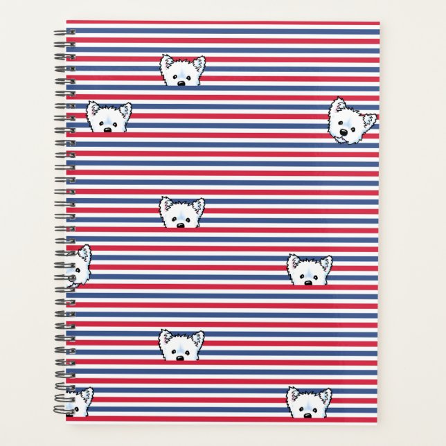 Agenda Peekaboo Westies KiniArt (Frente)