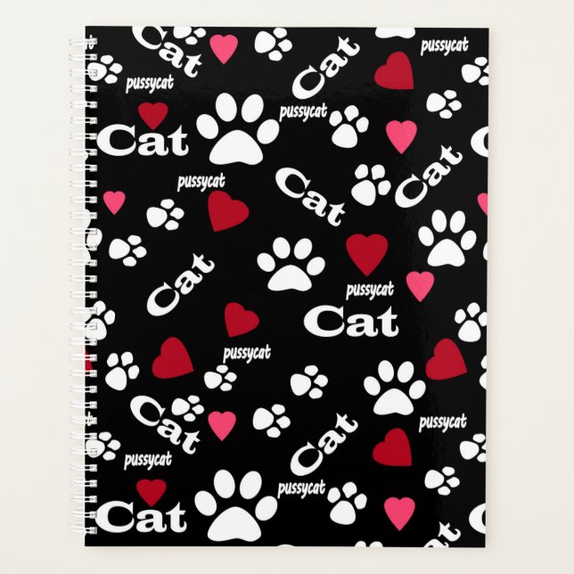 Agenda Pegadas de gato (Frente)
