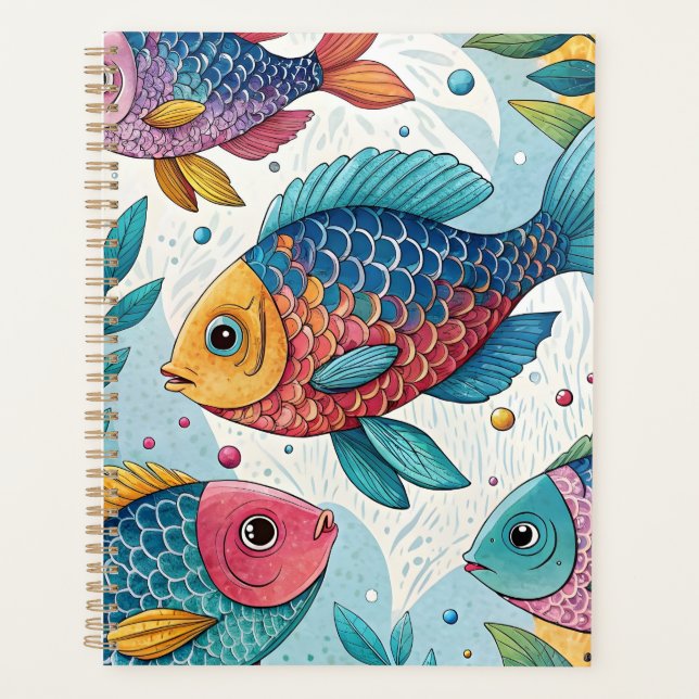 Agenda Peixe-arco-íris submarino (Frente)