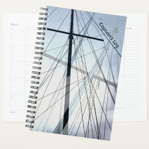 Agenda Peixes Abstrato de veleiros brancos e pretos