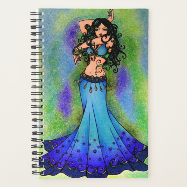 Agenda Peixes belly Dancer - Sinal de Astrologia Belly Da (Frente)