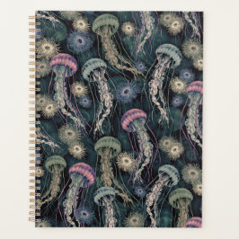 Agenda Peixes-judeus etéreos e anêmonas em Teal e Rosa