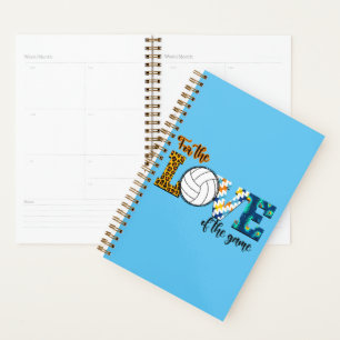 Agenda Pelo Amor Do Jogo Voleibol Mãe Leopardo