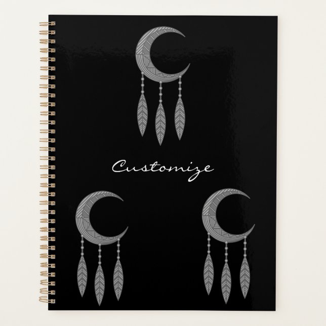 Agenda Penas da Lua do Crescente Silver Thunder_Cove (Frente)