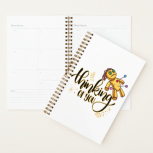 Agenda Pensando em você Dia de as Bruxas engraçado Doll V