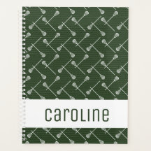 Pentes Brancos de Lacrosse Verde Florestal Pattera