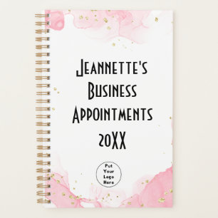 Agenda Pequena Empresa Aquarela Brilho Feminino Redemoinh