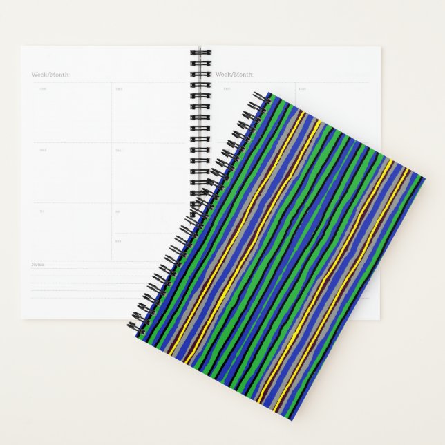Agenda Pequenas faixas do Kente Planner (Exibição)