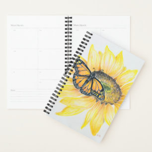 Agenda Pequeno Planador Monarca e Girassol