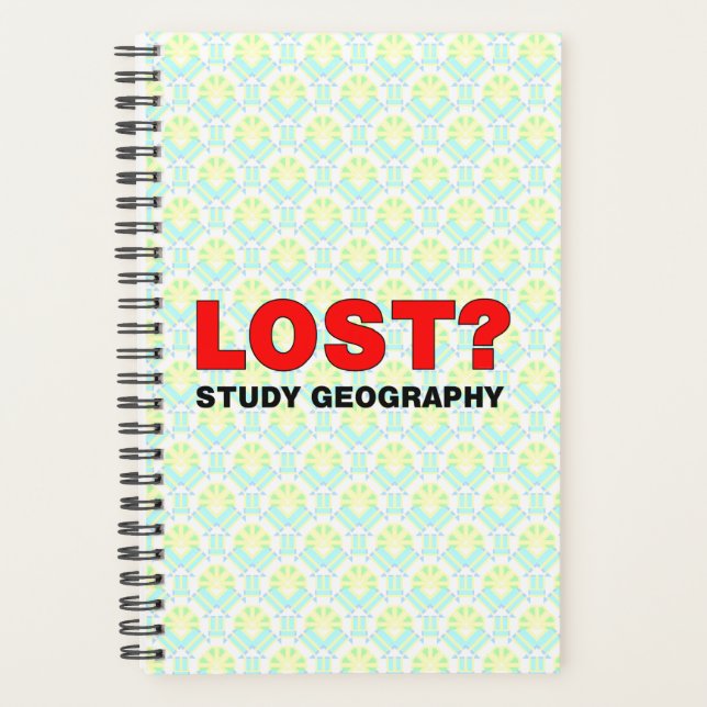 Agenda Perdido? Estudar Geografia (Frente)