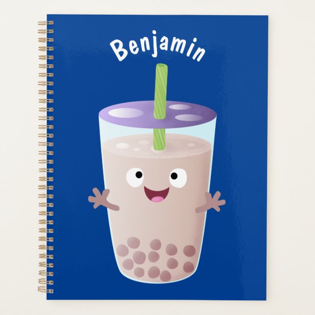 Agenda Personagem de desenho animado de bobina de chá de  (Frente)