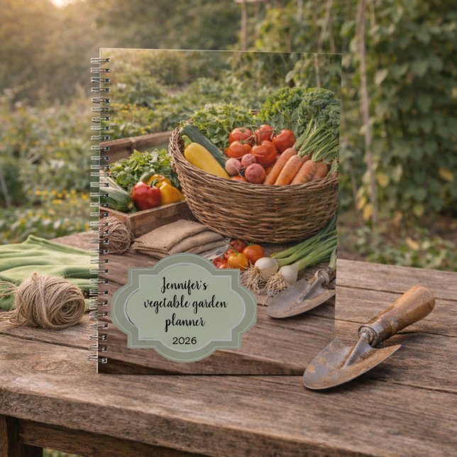 Agenda Personal vegetable kitchen garden  (Create your own personal vegetable garden planner, for your planting en sowing calendars.)