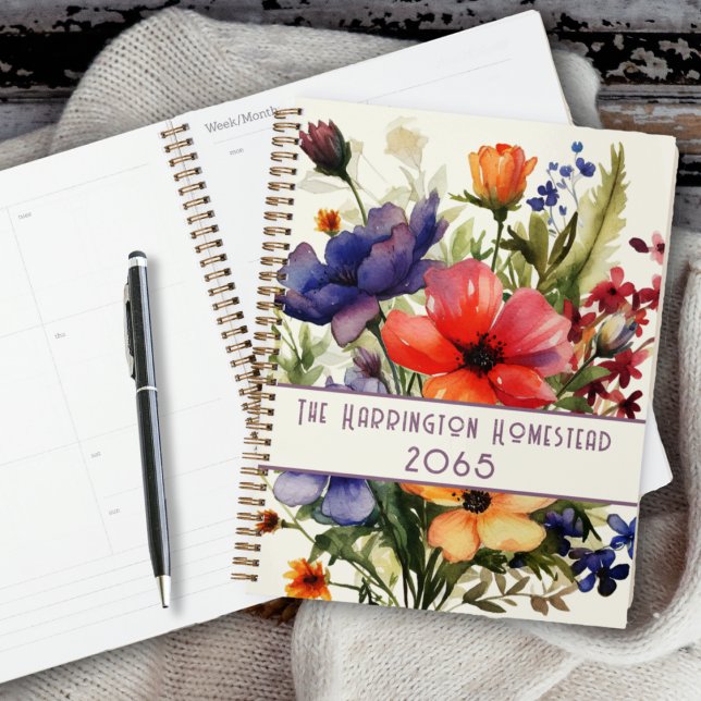Agenda Personalização de Buquê de flor selvagem (Criador carregado)