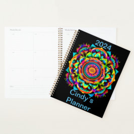 Agenda Personalizada Geometria Sagrada Mandala.