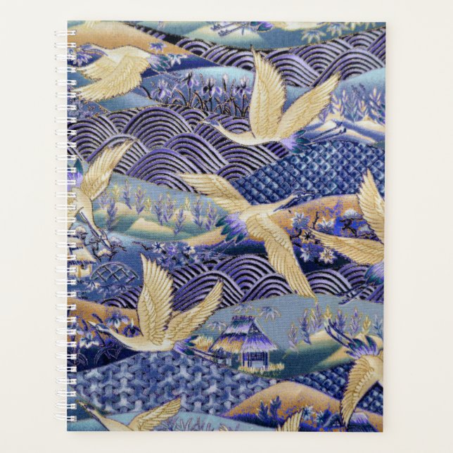 Agenda Personalizado de guindaste japonês (Frente)