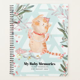 Agenda Personalizado Minhas Memórias do Bebê Princesa Kit