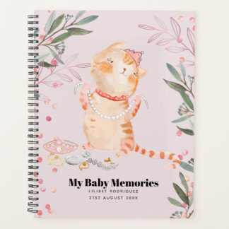 Agenda Personalizado Minhas Memórias do Bebê Princesa Kit