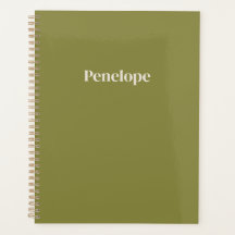 Personalizado Minimalista Oliva