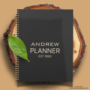 Agenda Personalizado Moderno elegante e elegante classe d