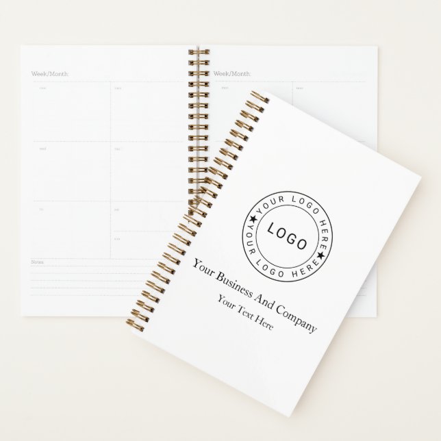 Agenda Personalizado seu Logotipo e Texto (Exibição)