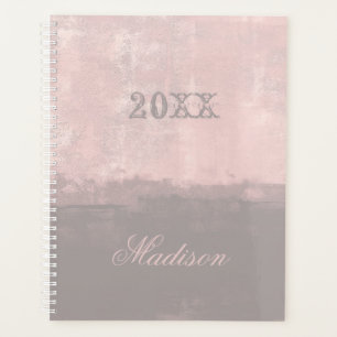 Agenda Personalizar a rosa claro moderna de na moda Nr41s