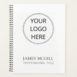 Agenda Personalizar adicione seu logotipo à empresa minim