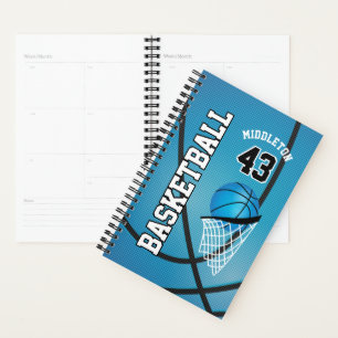 Agenda Personalizar Basquete - Azul
