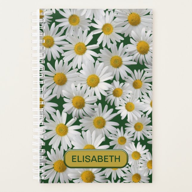 Agenda Personalizar - Cheerful, Bright Daisy (Frente)