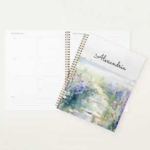 Agenda Personalizar flores de Lavanda selvagem