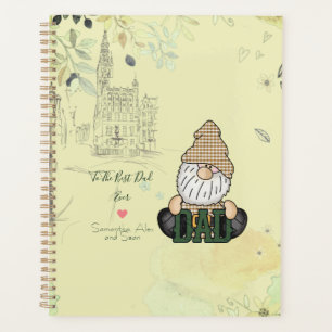 Agenda Personalizar Gnome do Pai   Presente de Pai Vintag