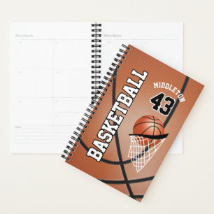 Agenda Personalizar jogo de basquete - Marrom