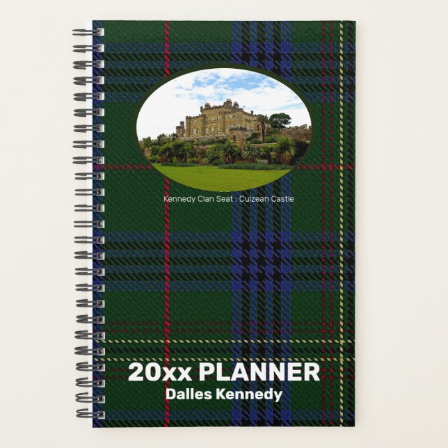 Agenda Personalizar Kennedy Scottish Castle Photoógrafo W (Frente)
