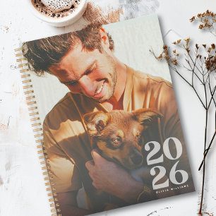Agenda Personalizar Modern Sua Foto 2026 Sobreposição b
