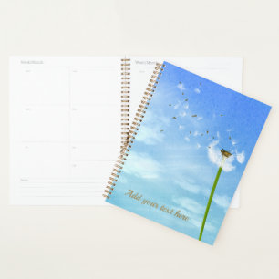 Agenda Personalizar o belo céu azul e Primavera o seu tex
