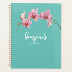 Agenda Personalizar o fluido das Orquídeas de Moda Rosa-C