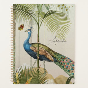 Agenda Personalizar Pavão com borboletas