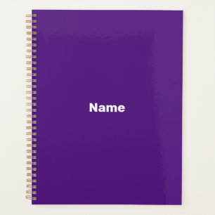 Agenda personalizar, personalizar com nome violeta roxo