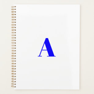 Agenda Personalizar, personalizar o monograma inicial do 